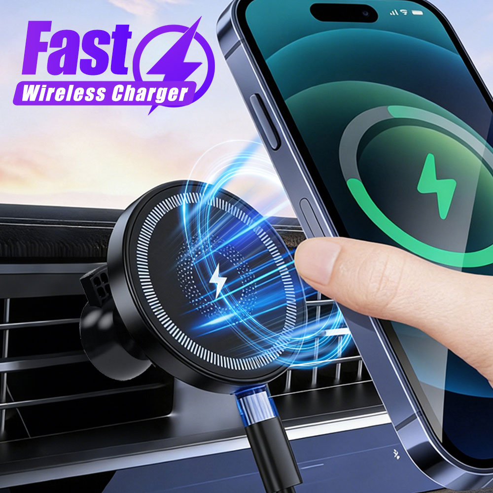 Soporte Magnético Inalámbrico  - Magnetic Phone Holder For Car Vent reseña y precio