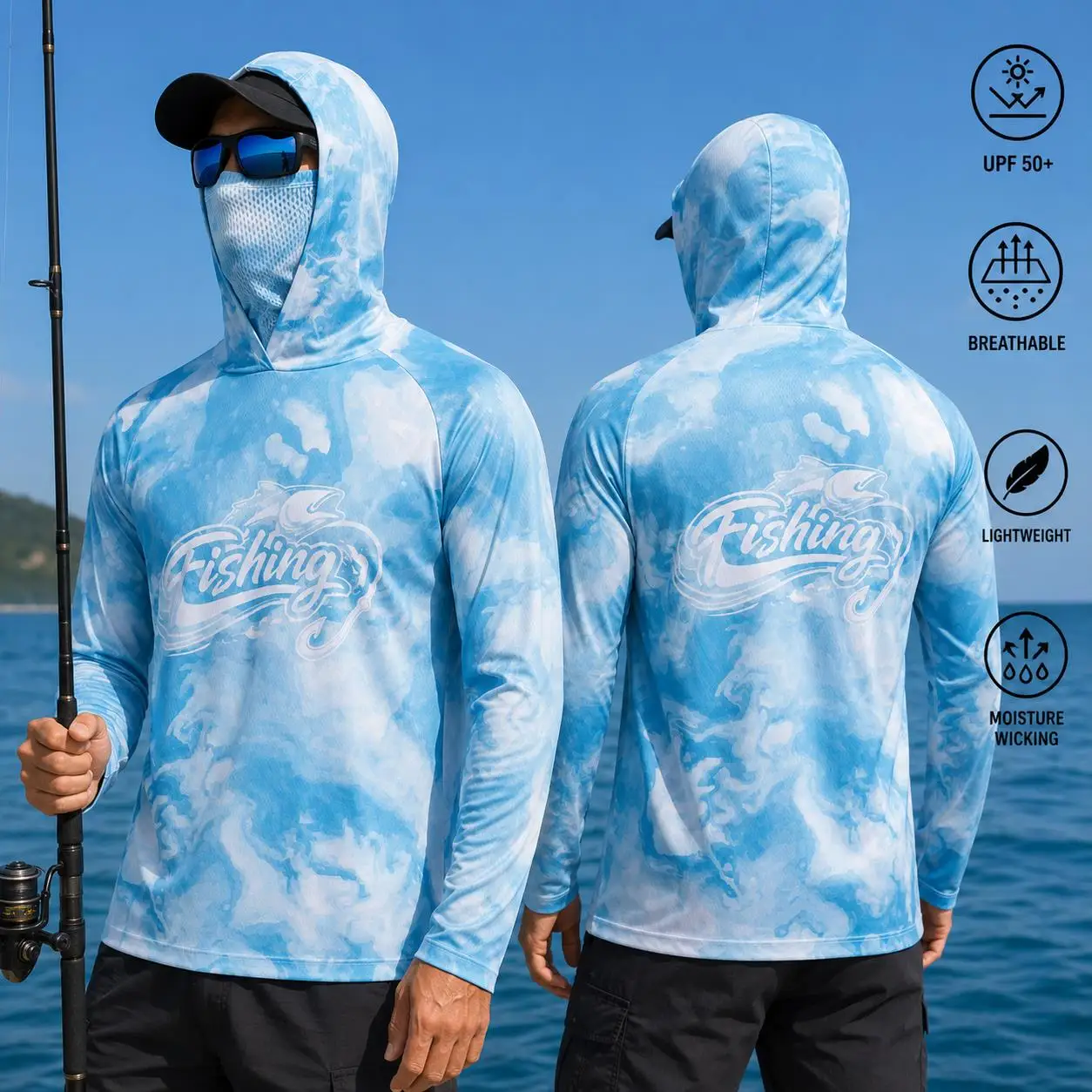 Camisa con capucha para pesca, - Car Care reseña y precio