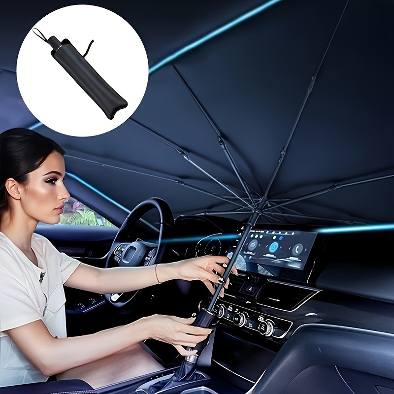Parasol para Parabrisas de Coc - Car Sunshade Windshield Umbrella Foldable reseña y precio