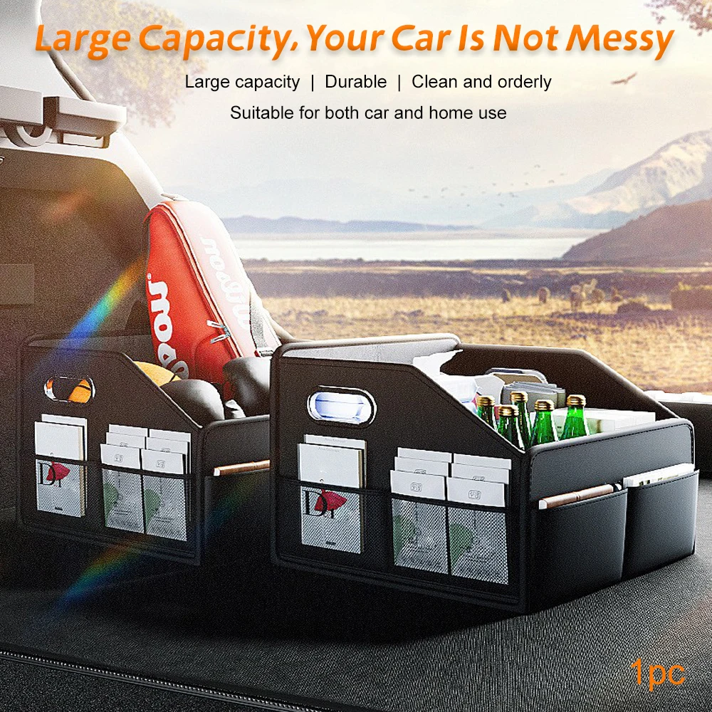 Organizador de Maletero Plegab - Car Trunk Organizer Foldable Storage Box reseña y precio