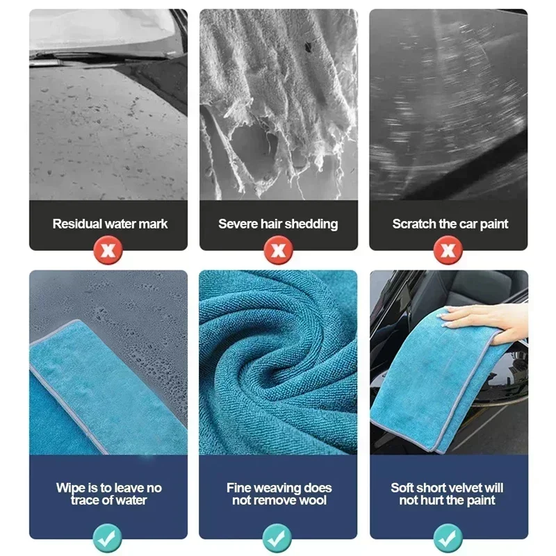 Toalla de microfibra de pelo c - Microfiber Car Drying Towel Super Absorbent reseña y precio